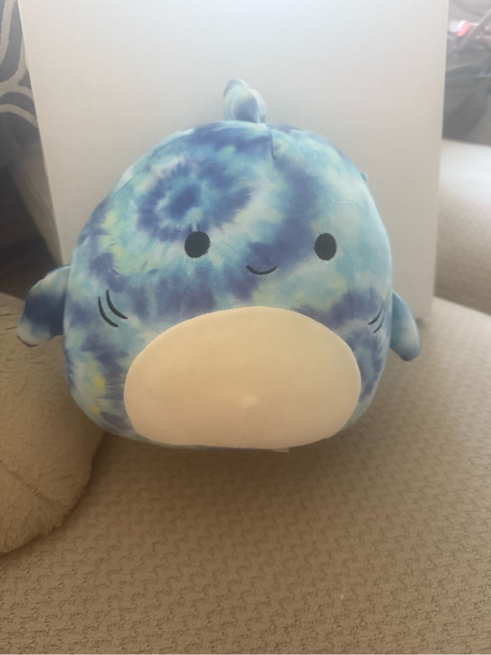 Squishmallows Blue Tie-Dye Shark